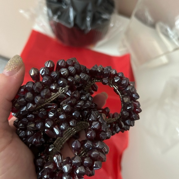 5/$25 Red napkins ring holders housewarming gift 💗 - Picture 4 of 5